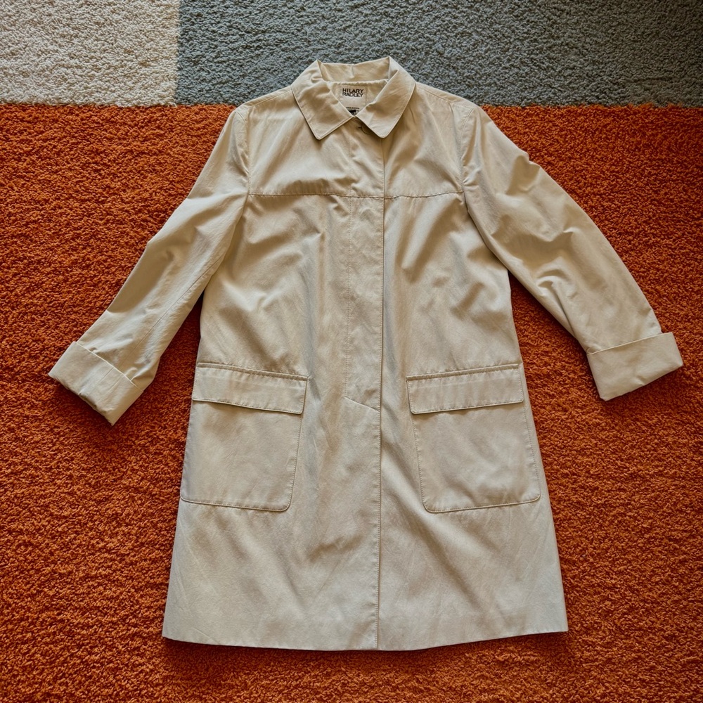 Hilary Radley Cream Trench coat